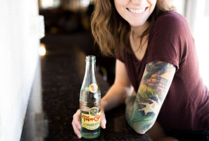 Hipster with Topo-Chico